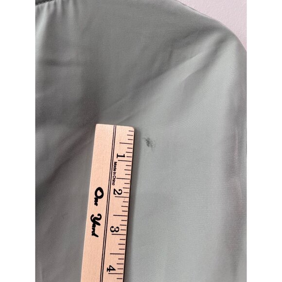 Gap Womens Bomber Jacket Size M Sage Green Zip-Up Front - Picture 5 of 10